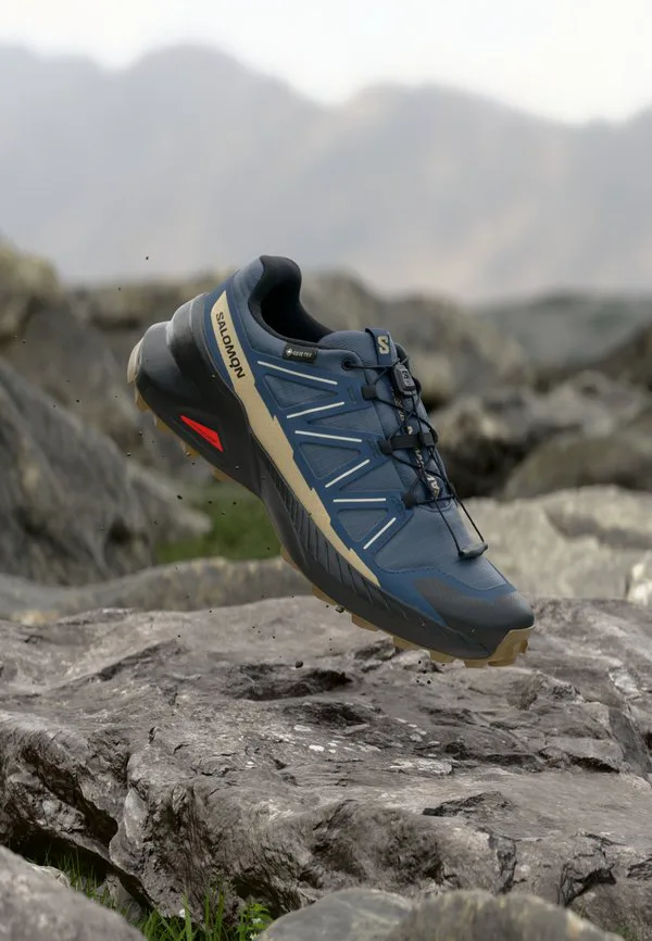 Кроссовки для трейлраннинга speedcross peak gtx Salomon, Grisaille/Spellbound/Safari