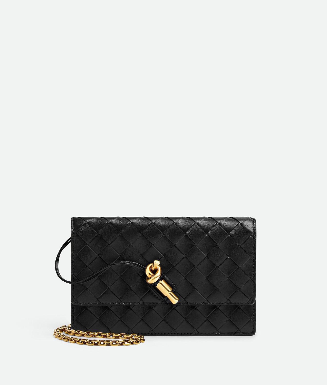 

Andiamo wallet on chain BOTTEGA VENETA, черный