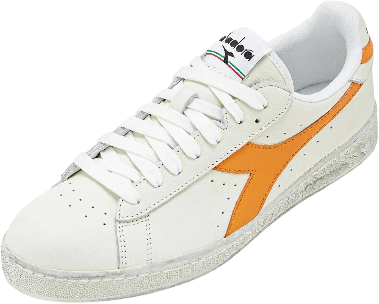 Кроссовки DIADORA Game L Low Fluo Waxed Leather White — фото 2