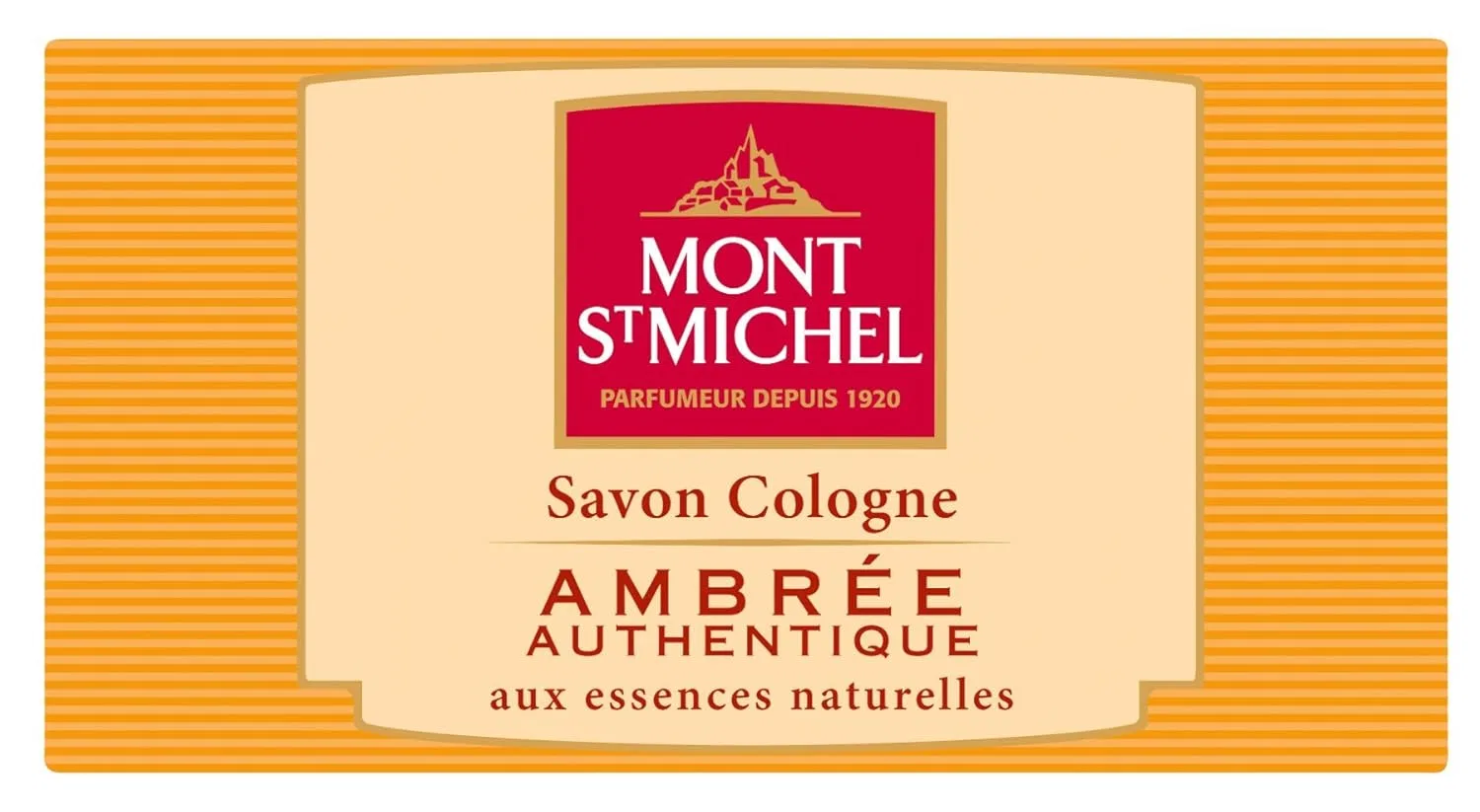 Твердое мыло-одеколон «Genuine Amber» Mont St Michel, 8 x 125 г Mont Saint Michel — фото 4