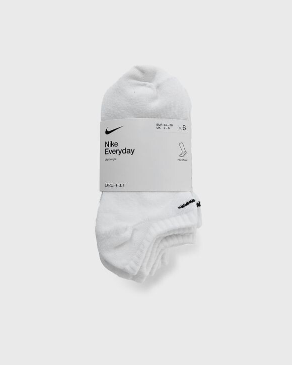

Носки Nike Everyday Lightweight Training No-Show Socks (6 Pairs), белый/черный