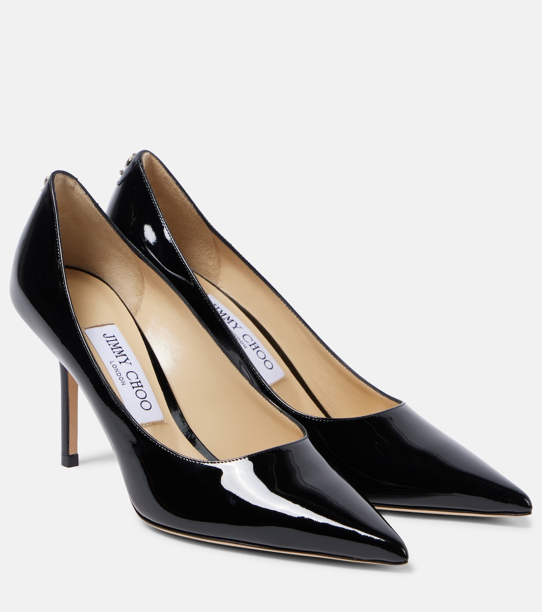Туфли-лодочки Love 85 из лакированной кожи Jimmy Choo, черный