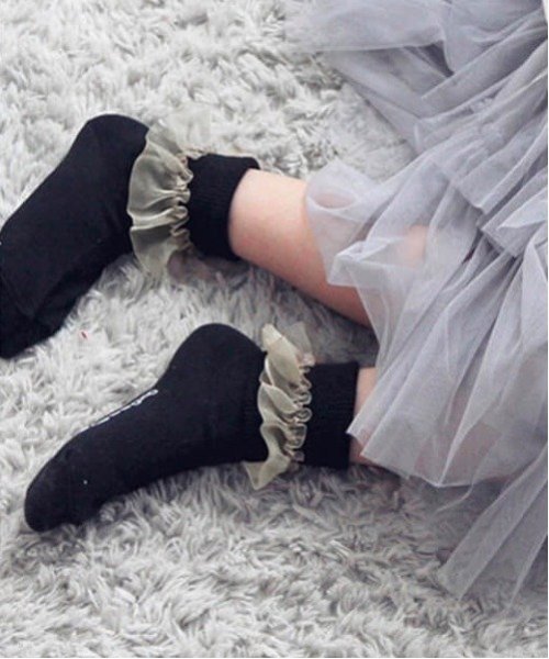 Носки Yui до щиколотки Rora, Black