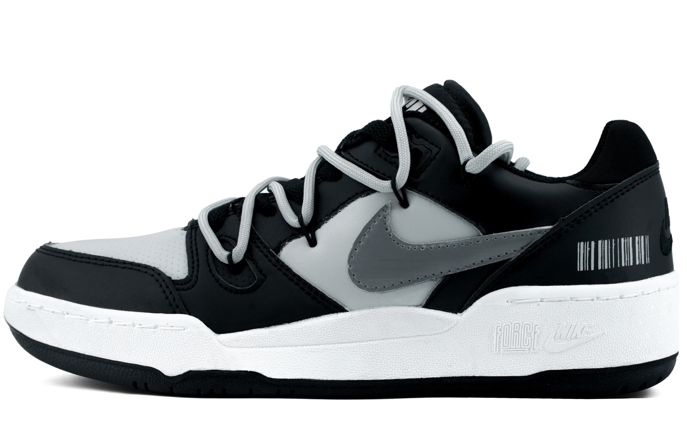 

Nike Легкие и дышащие низкие кроссовки для скейтбординга Full Force, мужские, черно-серые