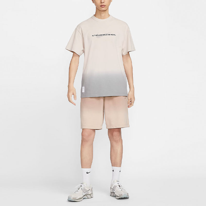 Футболка мужская светло-розовое дерево умбра Nike — фото 4