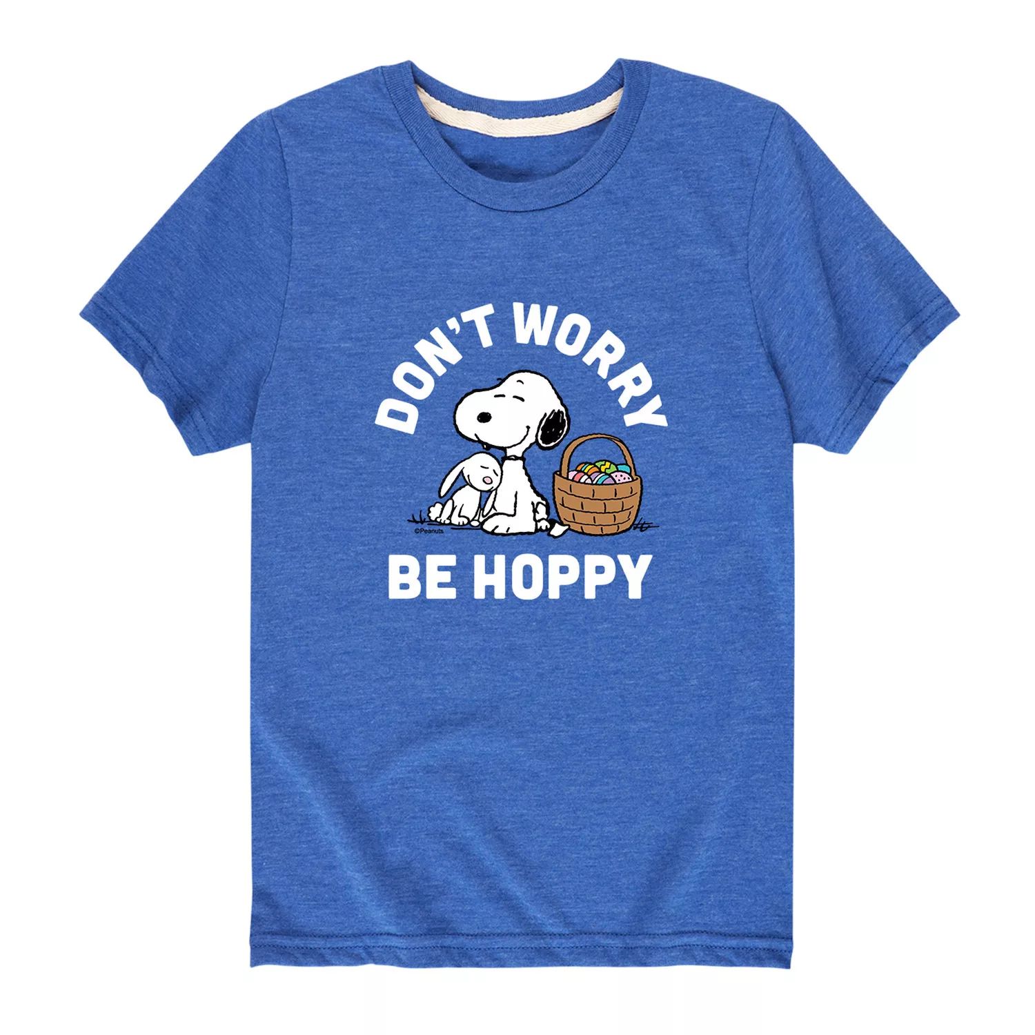 

Футболка с рисунком Peanuts Don't Worry Be Hoppy для мальчиков 8–20 лет Licensed Character