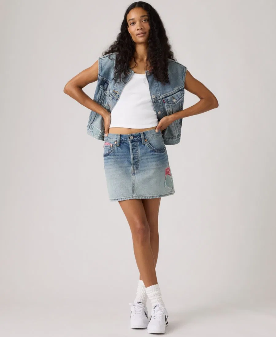 Женская хлопковая джинсовая юбка Icon Levi's, Melodys Muse Skirt