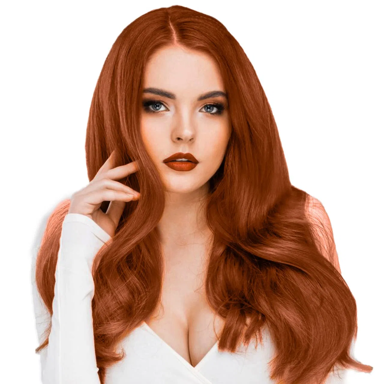 Волнистые пряди для наращивания волос 40 см 50 шт. от hair2heart Hair2Heart — фото 4