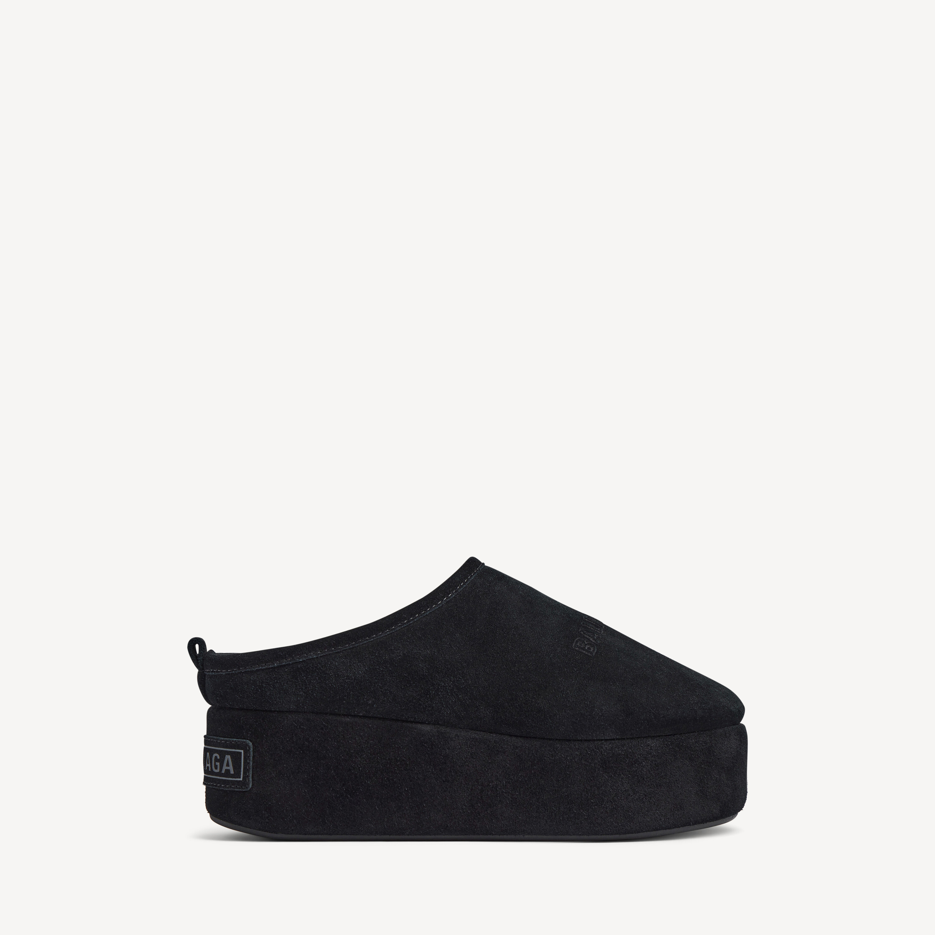 Женские сабо alaska soft на платформе, черные BALENCIAGA, черный