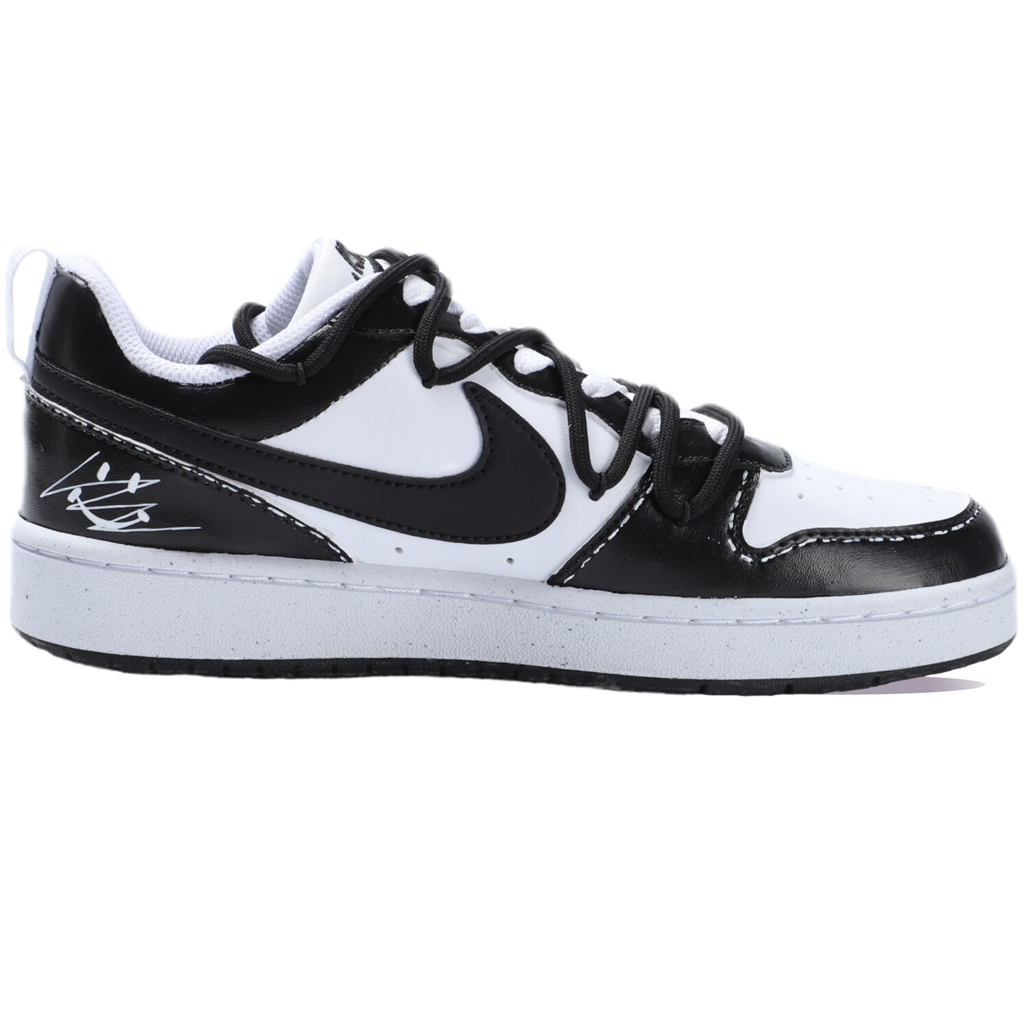 

Кроссовки Nike Court Borough Skateboard Shoes Women's Low-Top White, Черный, Кроссовки Nike Court Borough Skateboard Shoes Women's Low-Top White