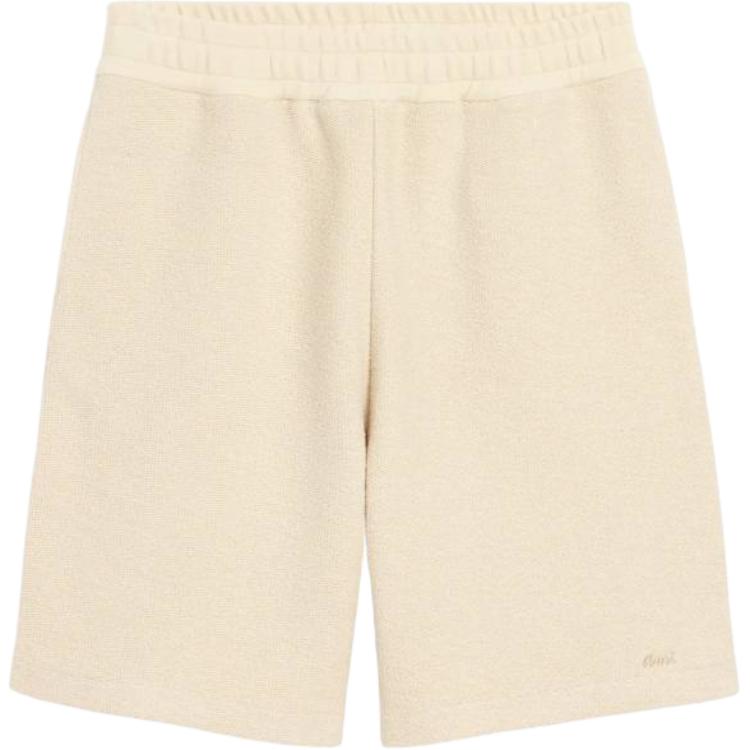 

Шорты Ami Paris Curly Fleece Cotton AMIPARIS, слоновая кость