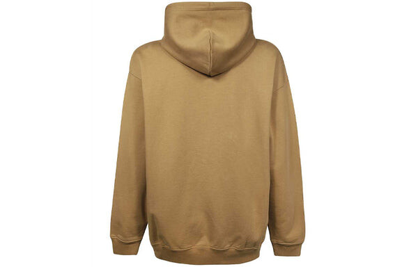 Толстовка logo embroidered hoodie 'khaki' Balenciaga, хаки — фото 2