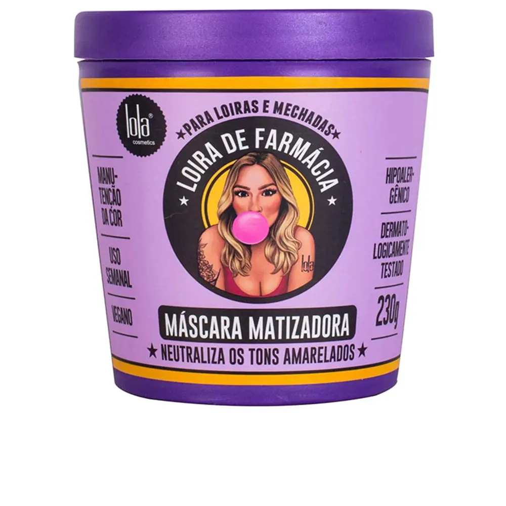 

Маска для волос Loira de farmácia máscara matizadora Lola Cosmetics, 230 гр.