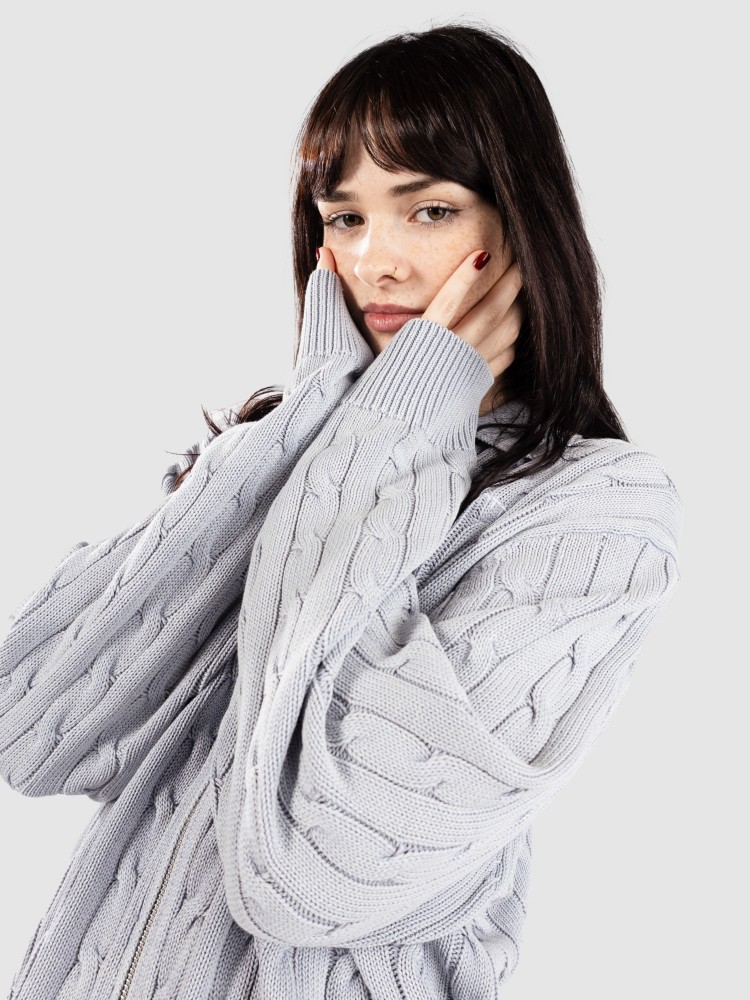 

Кардиган Carhartt WIP Carter Strickjacke, blue fog garment dyed