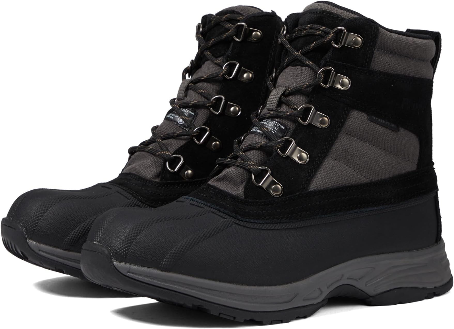 

Ботинки Propet Cortland, цвет Black/Grey
