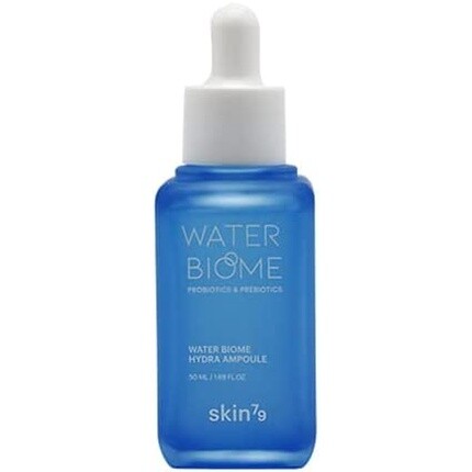 

Water Biome Hydra Ampoule Концентрированная увлажняющая ампула для чувствительной проблемной кожи Комплекс пробиотиков и пребиотиков укрепляет микробиом кожи 50 мл, Skin79