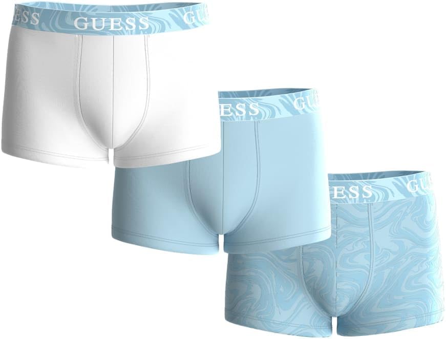 

GUESS мужские боксеры Joe Boxer 3 шт, Fluid Cloud Blue