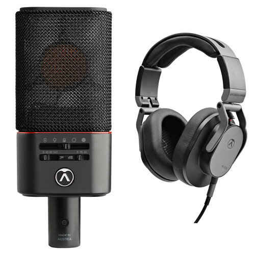 

Студийный комплект Austrian Audio OC818 с Многодиапазонным Конденсаторным микрофоном с большой диафрагмой (черный)