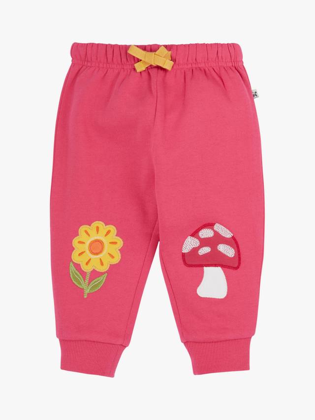 

Детские хлопковые джоггеры с принтом персонажей Frugi, Rose/Flower Mushroom