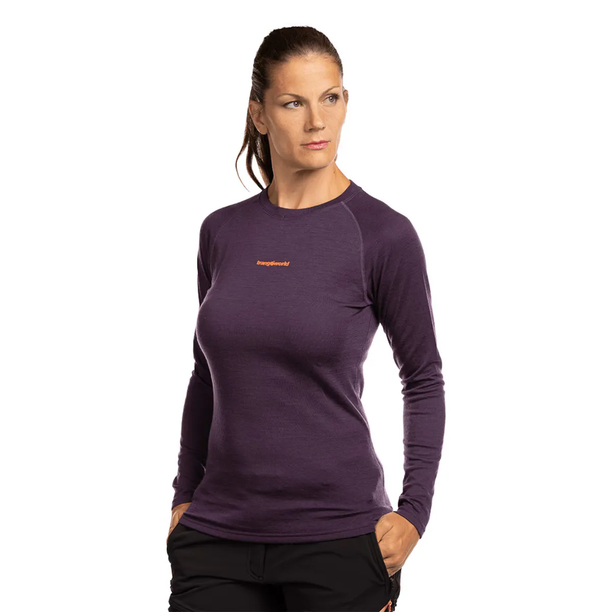 

Женская футболка Trangoworld Trx2 Wool Wm Pro Vd, фиолетовый