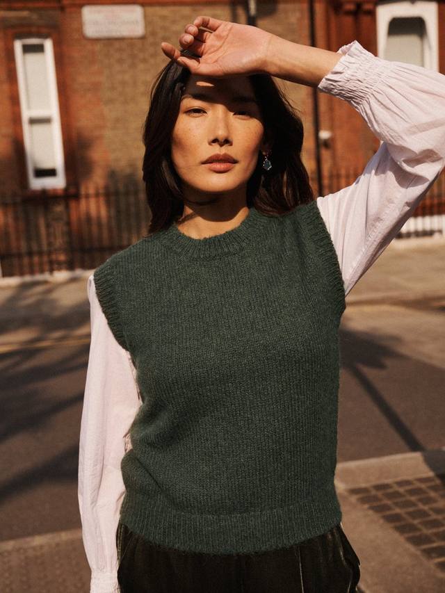 

Топ-майка Rosie с круглым вырезом NRBY, Khaki