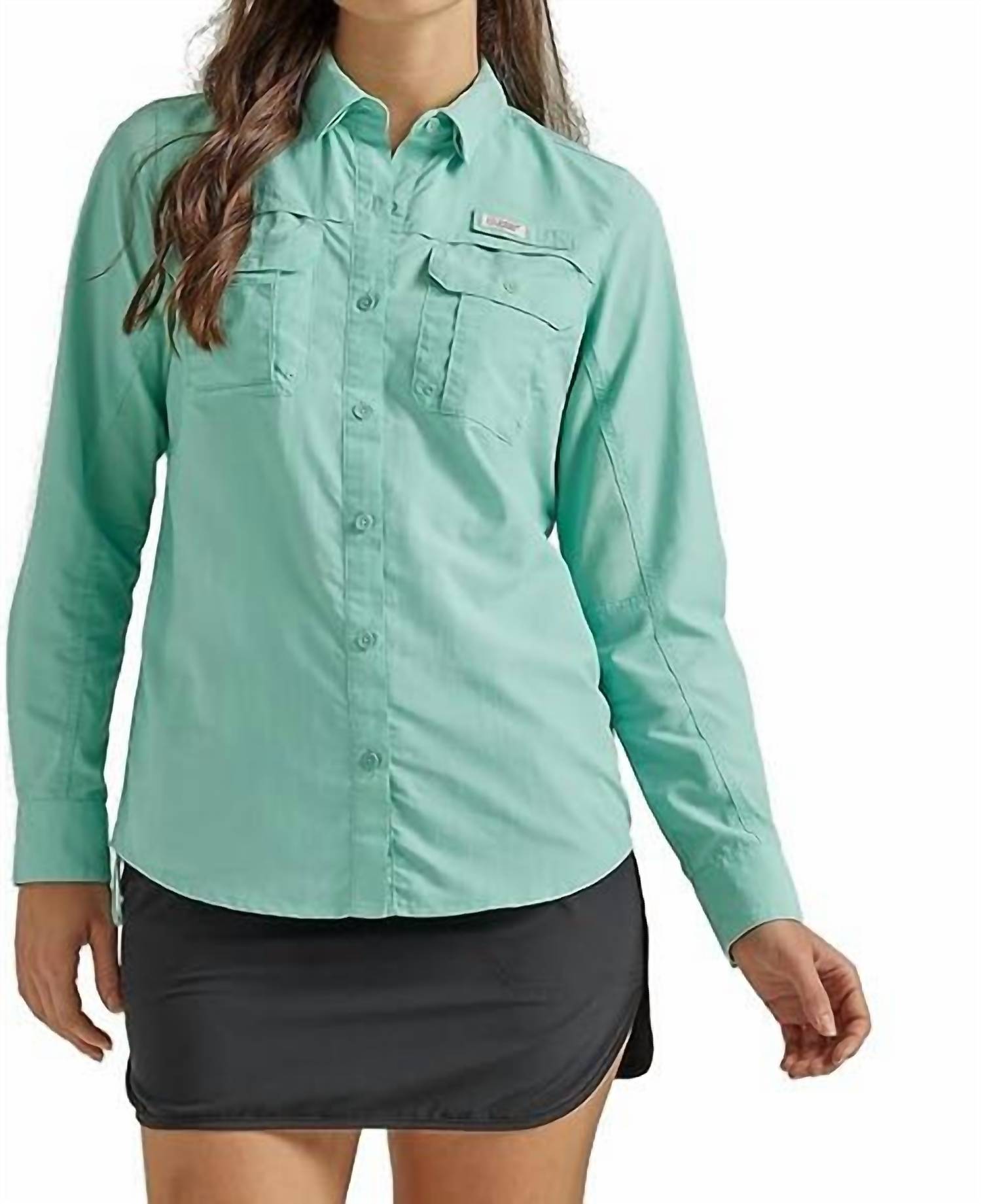 

Рубашка Angler бирюзового цвета Wrangler