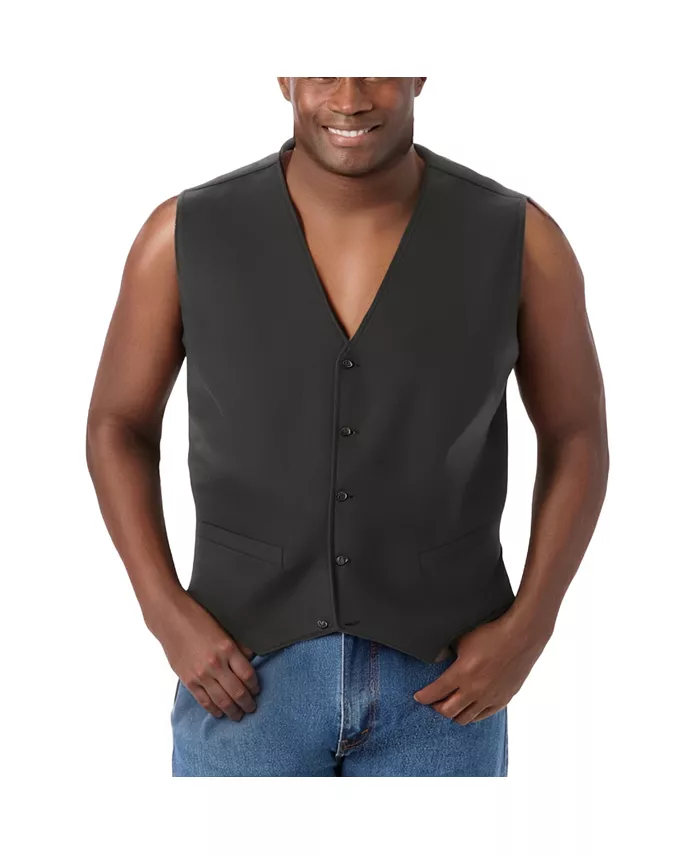 

Жилет костюмный Big & Tall KS Signature Collection Easy Movement на 5 пуговиц KingSize, черный
