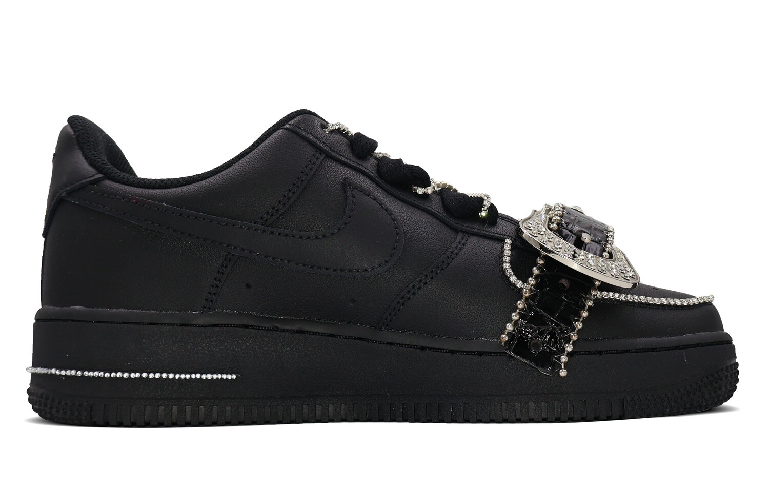 

Кроссовки Nike Air Force 1 Skateboard Shoes Women's Low-Top Black