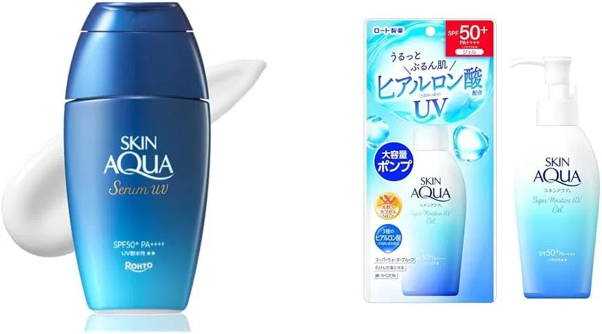 Солнцезащитный гель Skin Aqua с гиалуроновой кислотой SPF 50+ PA++++ 140 г