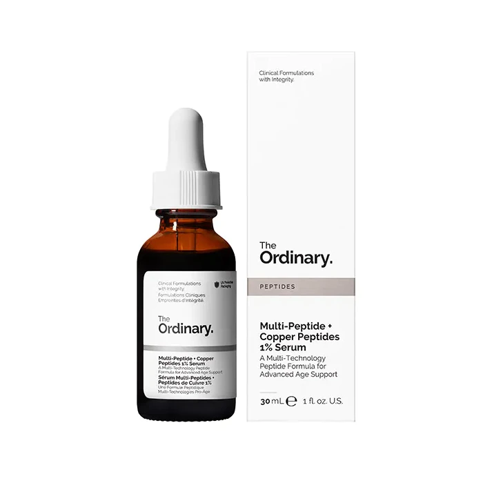 

Набор косметики Multi Peptide + Copper Peptides 1% Serum The Ordinary, 30 ml