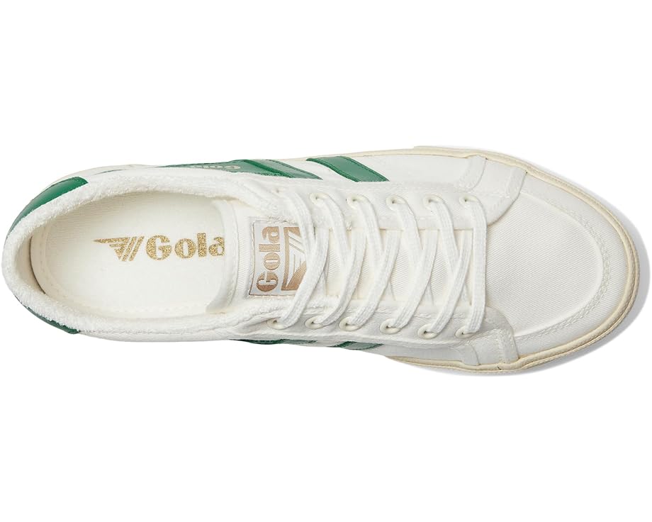Кроссовки Gola Stratus, цвет Off White/Emerald — фото 2