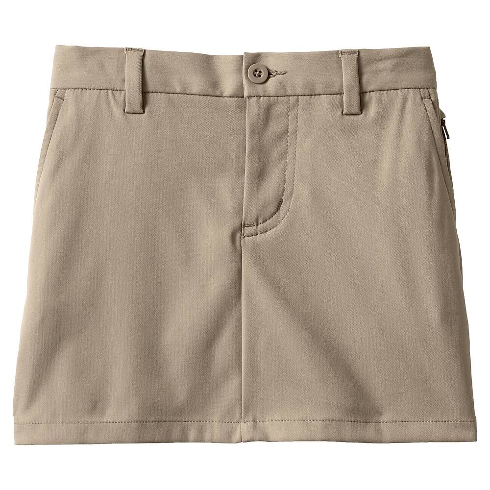 

Школьная форма Lands' End для девочек 2–16 лет, шорты-чиносы Active, цвет Khaki