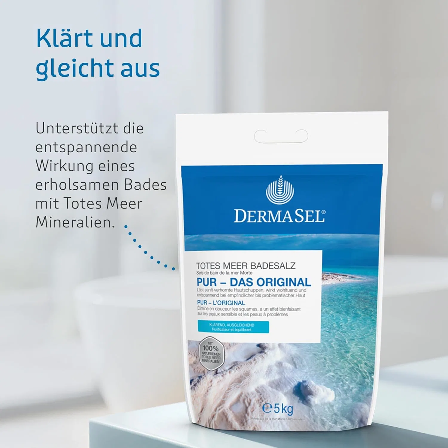 Соль для ванн DERMASEL Bad Pur, 3 x 5 кг Dermasel — фото 2