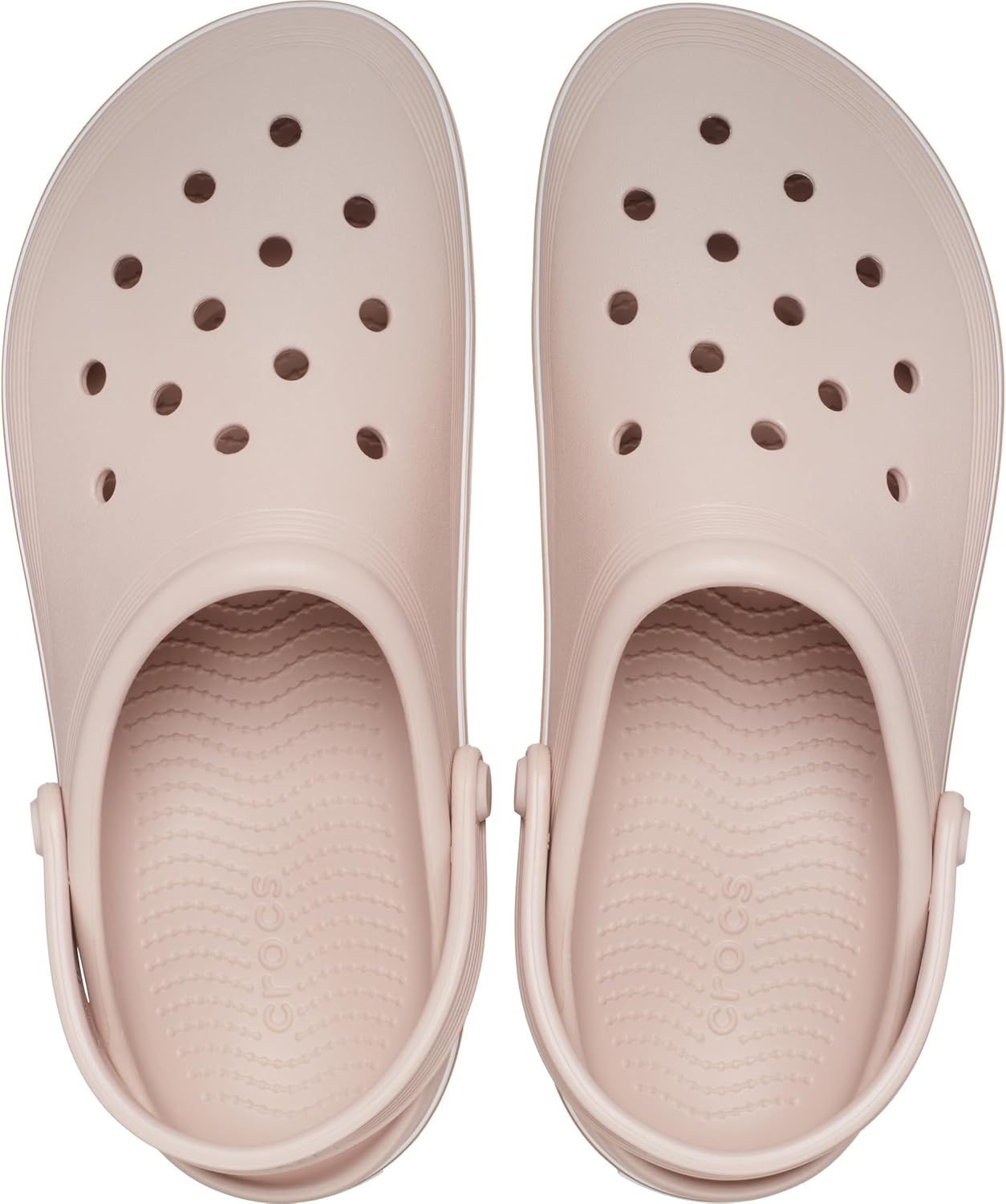 Унисекс сабо Crocs Off Court с платформой, розовый — фото 3