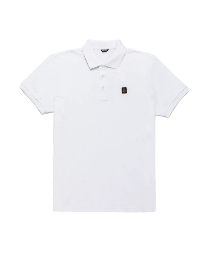 

Поло Elegantes с логотипом Refrigiwear, белый