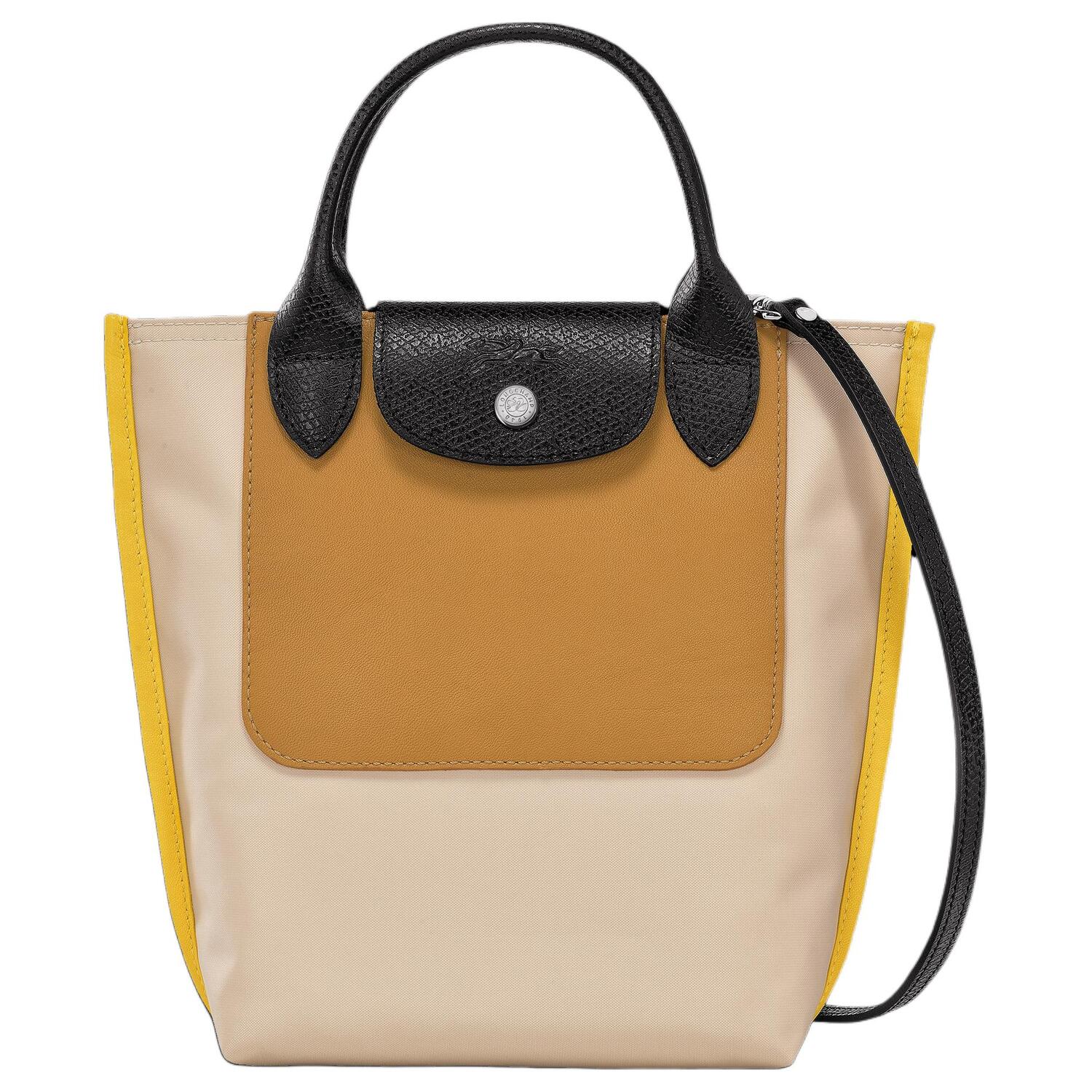 

Le Pliage Re play Кожаная Сумка Тот, Шоппер, Женская Маленькая Сумка Бежевый LONGCHAMP