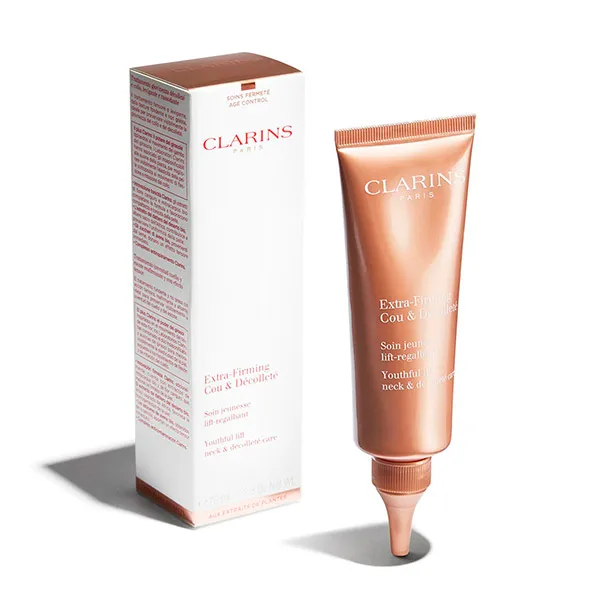 Крем для лица Clarins — Укрепляющая процедура с подтягивающим эффектом Extra-Friming Cou & Décolleté, 75 мл — фото 2