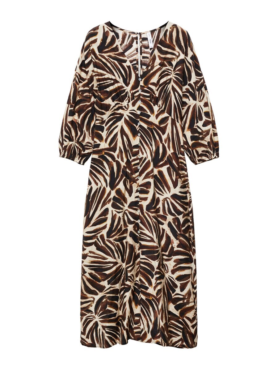 

Платье MANGO Dress Claudie, цвет Brown/Dark brown