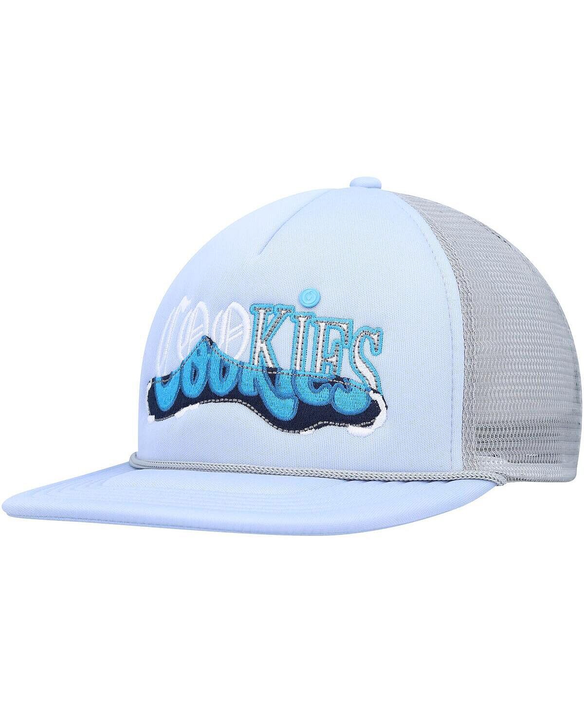 

Мужская голубая, серая кепка Upper Echelon Trucker Snapback Cookies