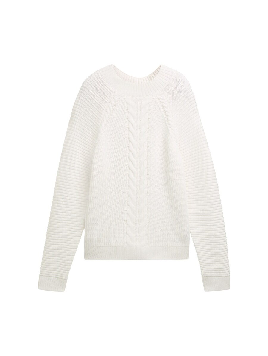 

Базовый свитер TOM TAILOR DENIM Sweater, белый