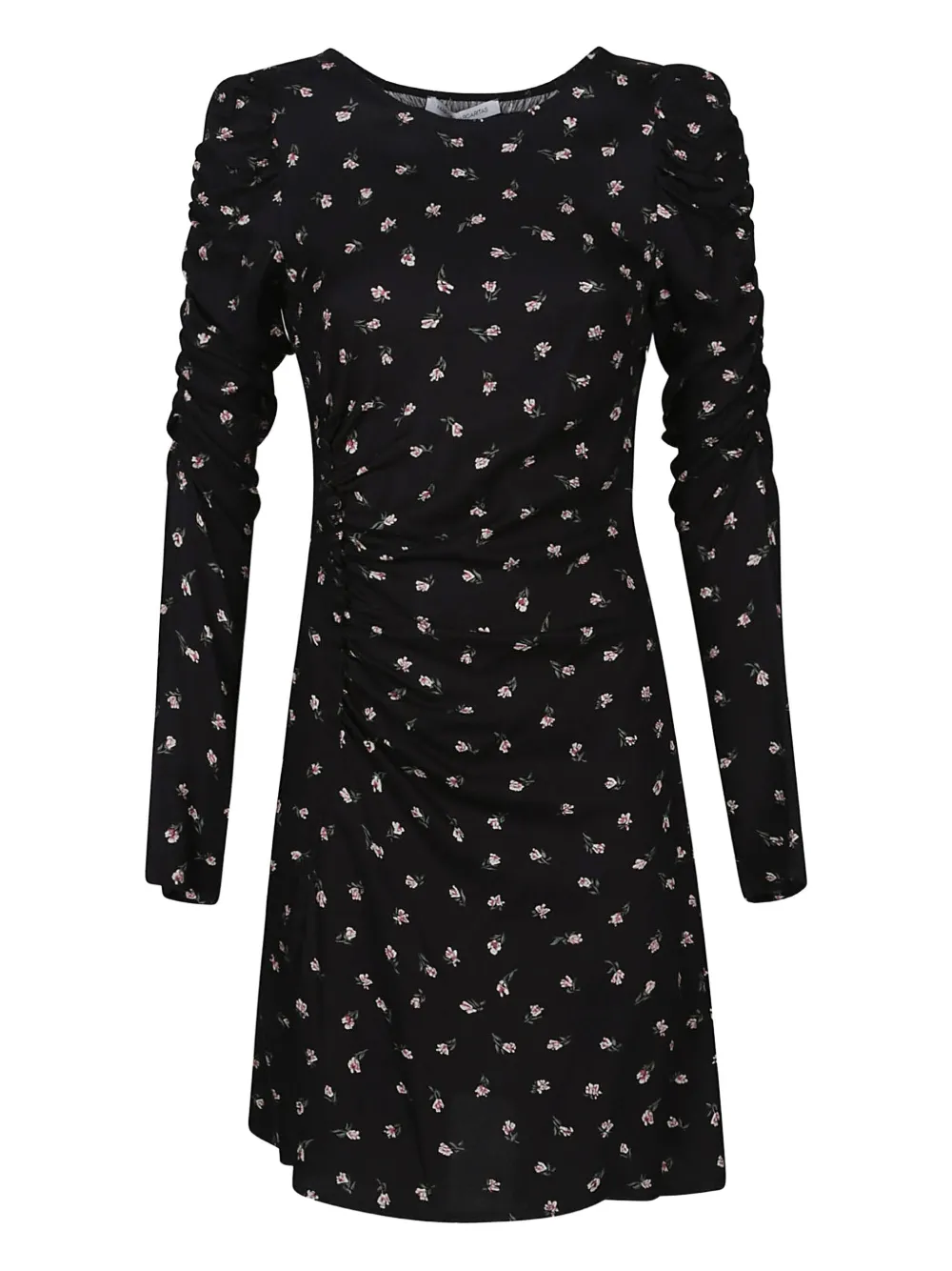 

Платье с цветочным принтом и пышными рукавами MAR DE MARGARITAS, черный