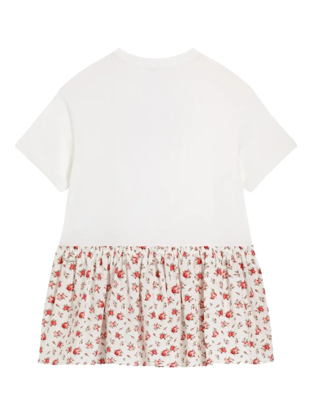 Платье с цветочным узором Dolce & Gabbana Kids, белый — фото 2