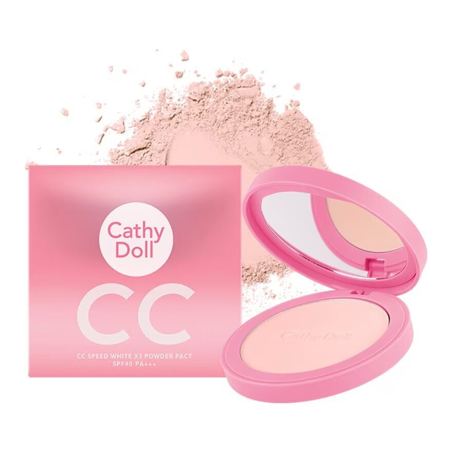 

Cathy Doll CC Speed ​​White X3 Powder Pact SPF40 PA+++ 12г. 21 Светло-бежевый, Ligth Beige