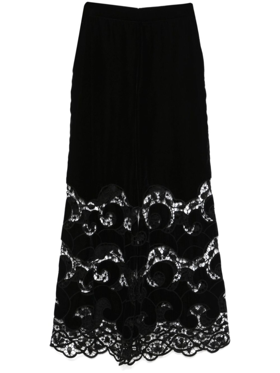 

Бархатные брюки Elie Saab, черный