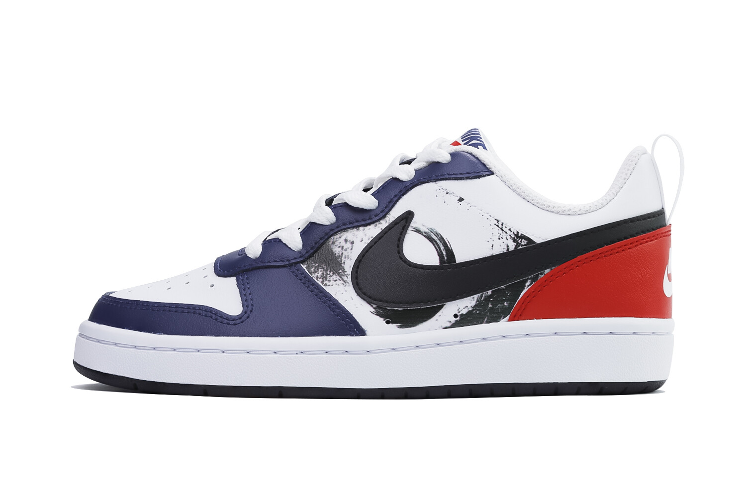 

Женские кроссовки для скейтбординга Nike Court Borough, White/Blue/Red