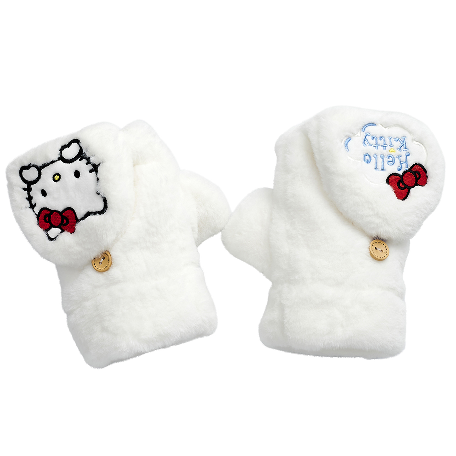 

Перчатки Hello Kitty из полиэстровой трикотажной ткани для женщин Sanrio