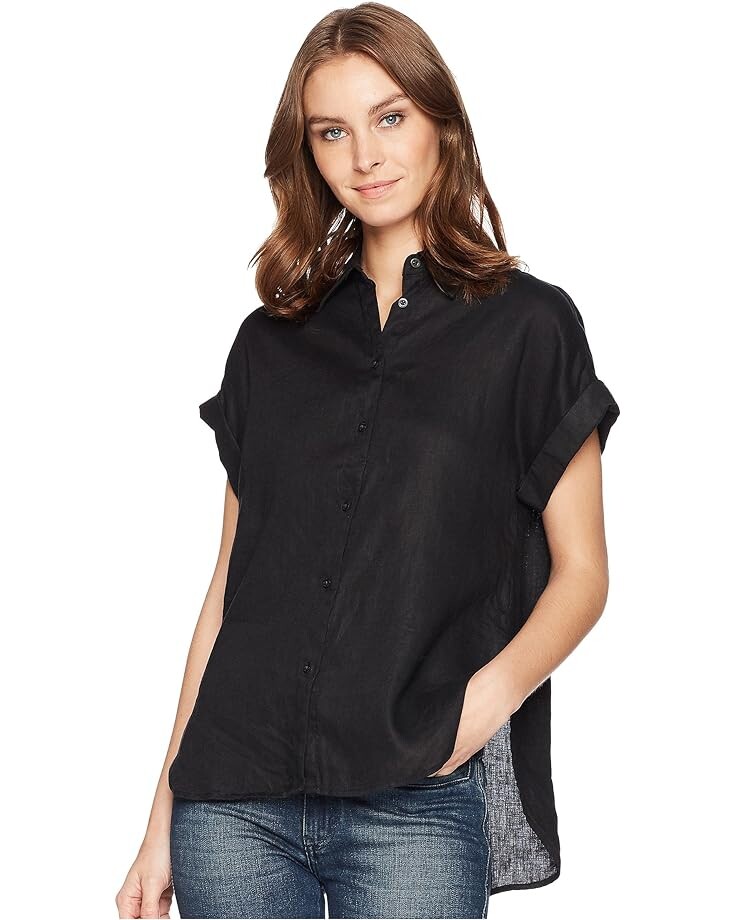 

Рубашка LAUREN Ralph Lauren Linen Dolman-Sleeve, цвет Polo Black