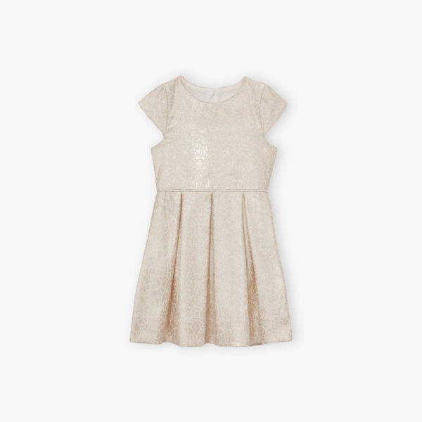 

Платье Reiss Nia из смесового хлопка плиссированное 4-9 лет, белый