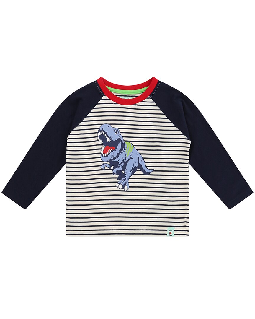 

Lilly and Sid Топ реглан Dino, мультиколор