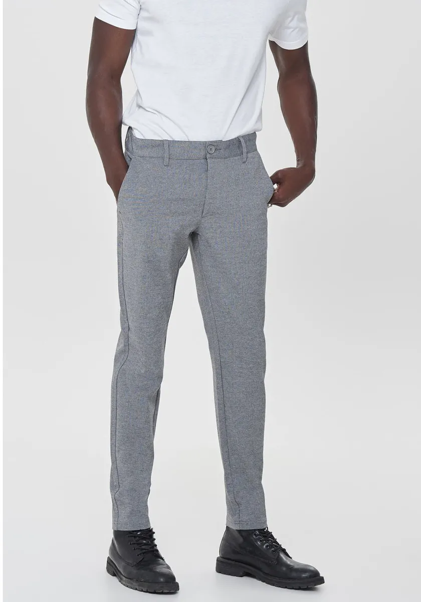 

Брюки-чиносы ONLY & SONS "MARK PANT", серый